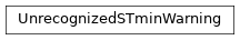 Inheritance diagram of uds.can.packet.flow_control.UnrecognizedSTminWarning